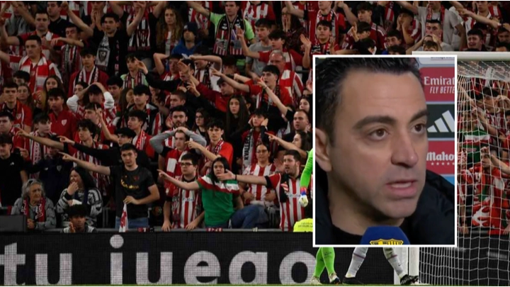 Barcelona boss Xavi was shocked at chant aimed at Barcelona by Athletic Bilbao fans