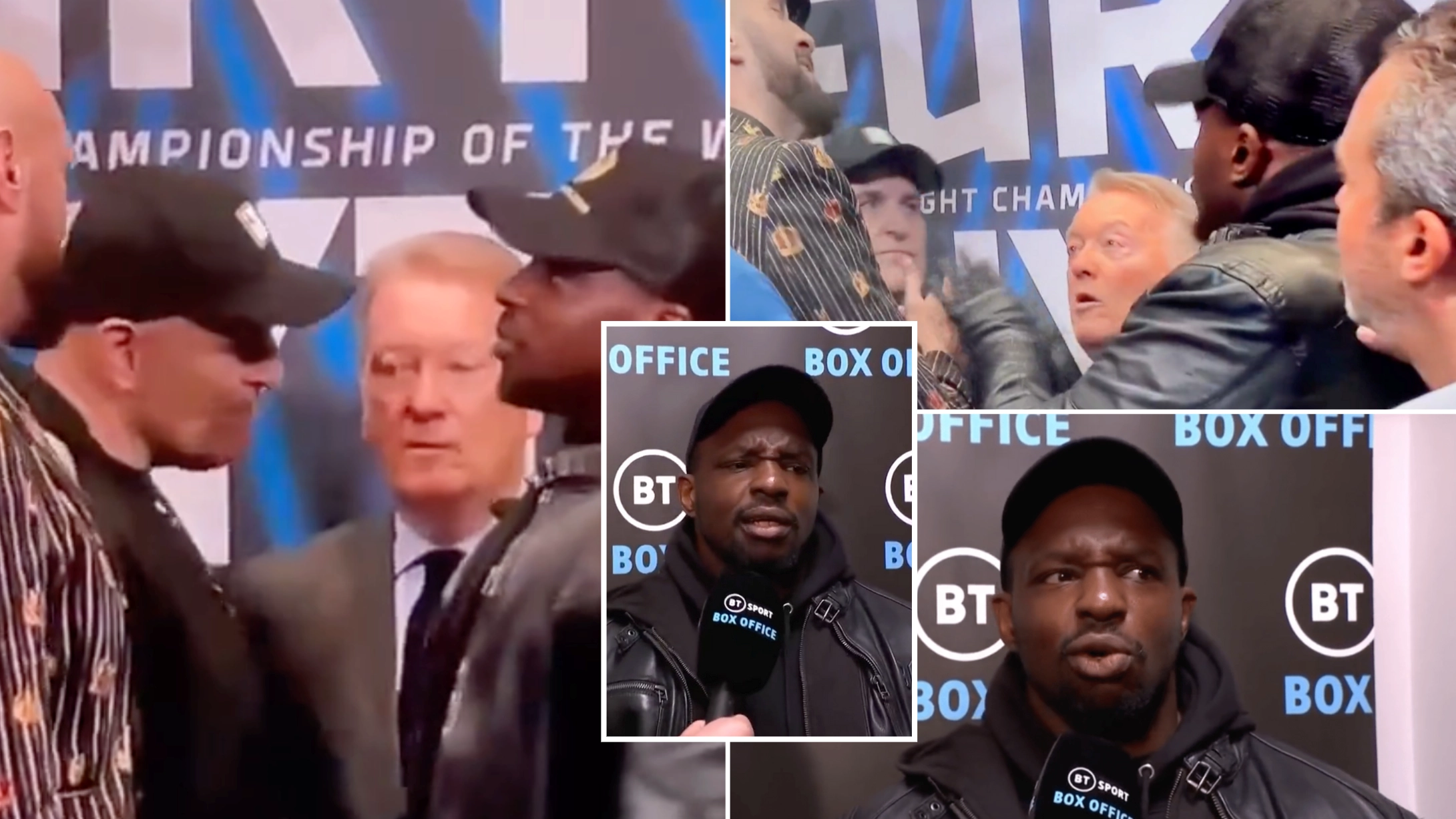 Dillian Whyte Calls John Fury An 'Idiot' After Face Off With Tyson Fury