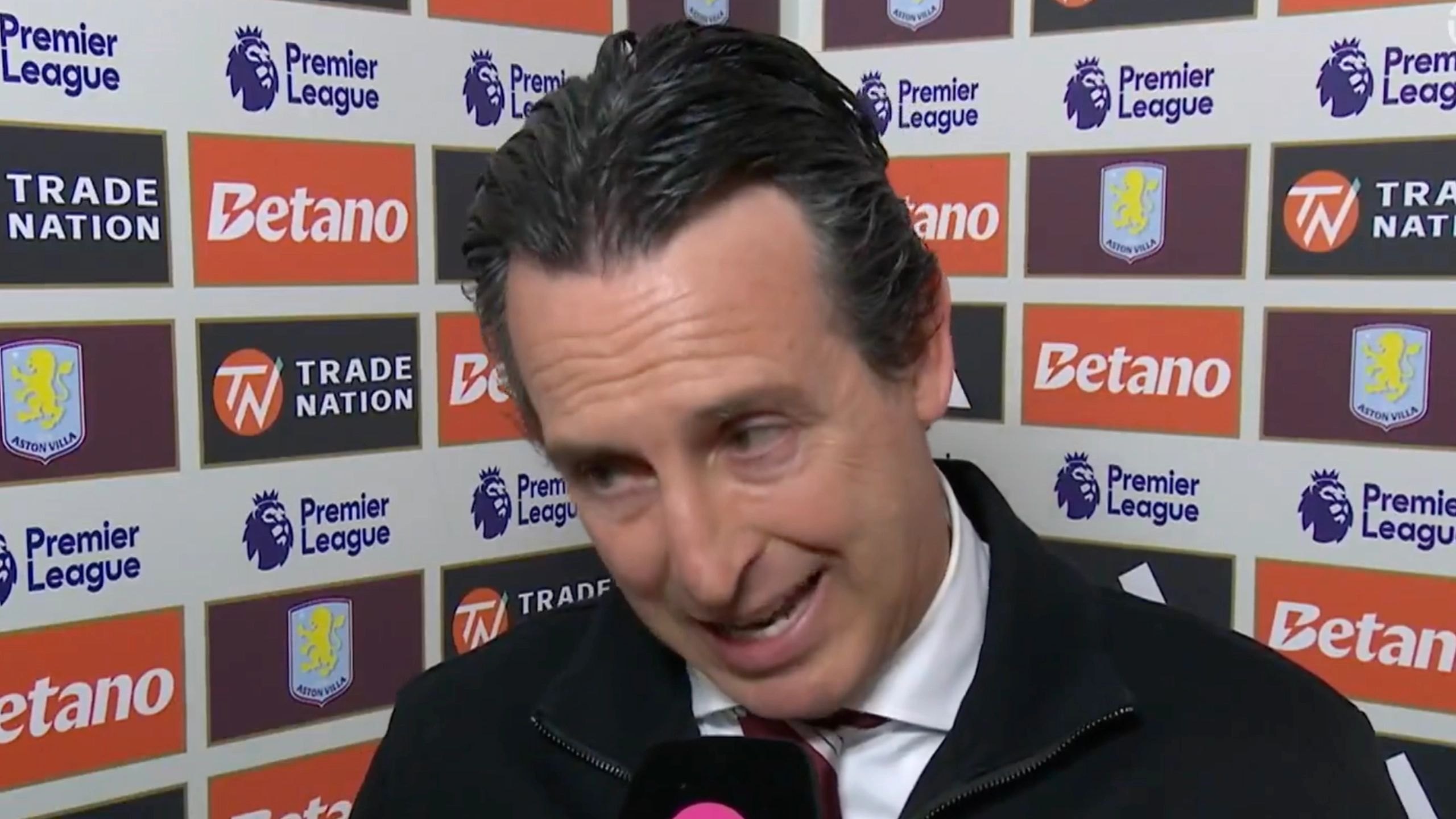 Unai Emery involved in 'flare up' with Aston Villa star after seeing something he 'can't accept'