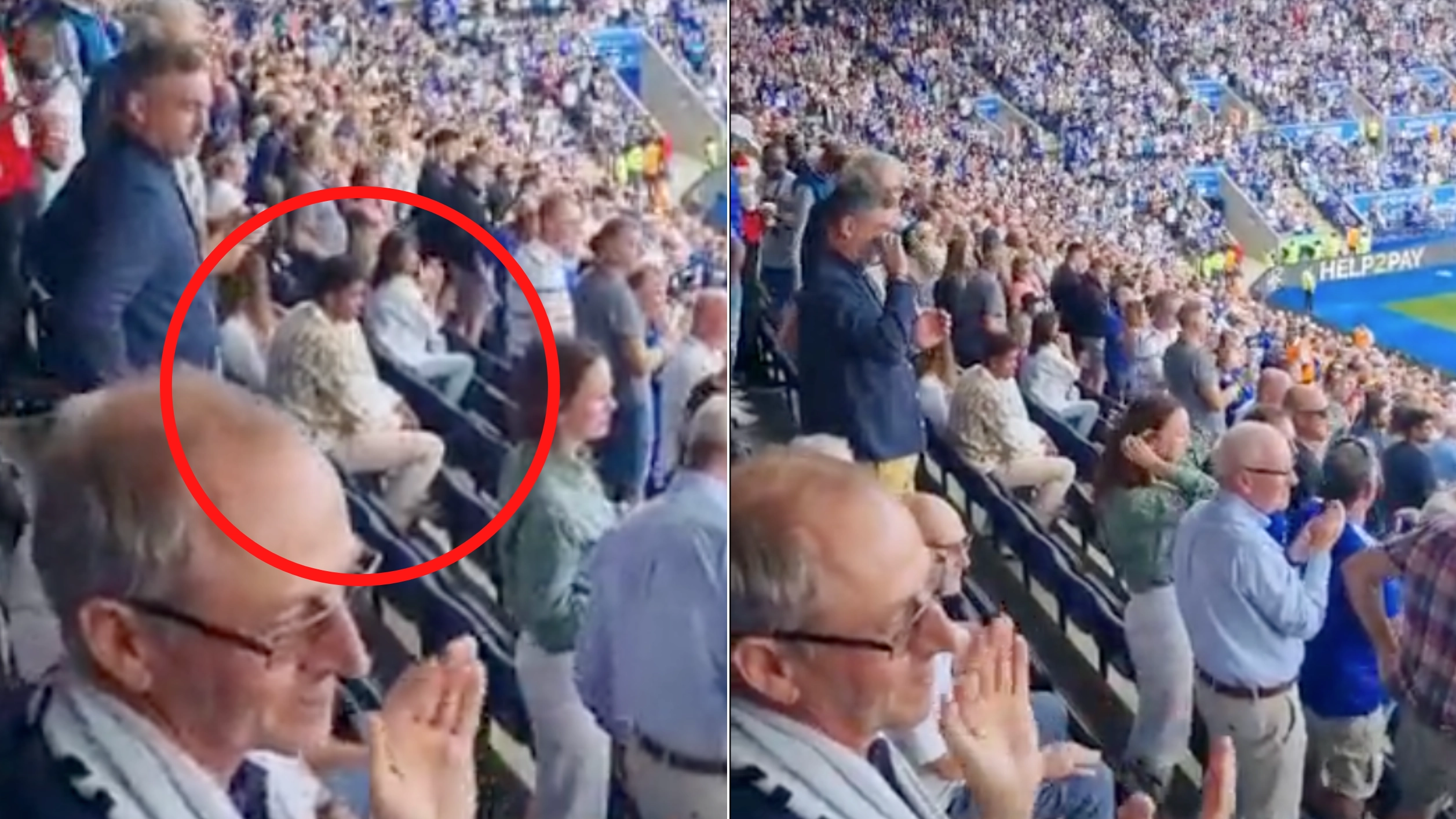 Wesley Fofana didn't look too bothered by Leicester City goal