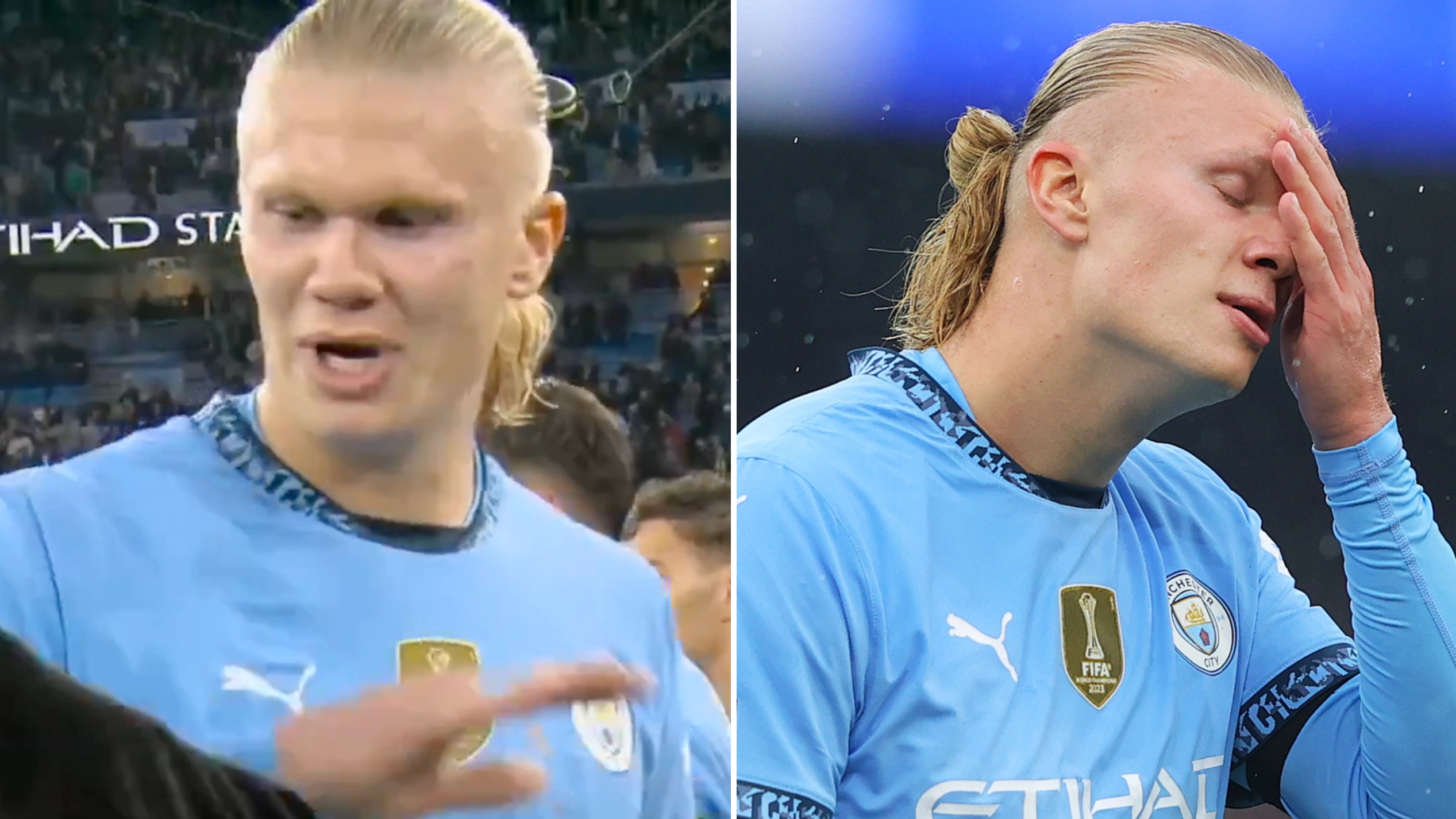 Erling Haaland makes statement on Instagram after Man City star goes on rampage against Arsenal players and staff