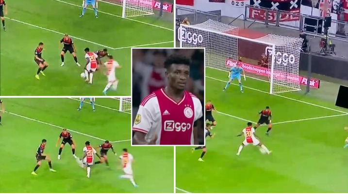 Ajax's Mohammed Kudus produced an outrageous piece of skill that has fans drawing comparisons to Ronaldinho