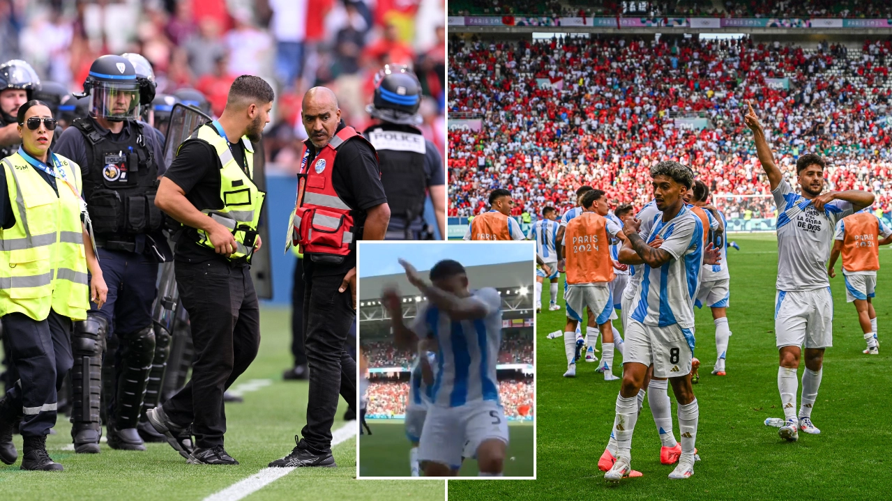 Argentina forced to resume Olympics clash with Morocco nearly two hours after game ended in absolute chaos
