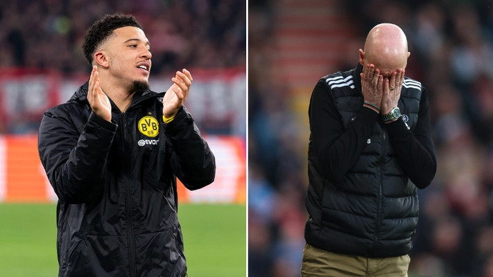 Jadon Sancho has dealt Erik ten Hag and Man Utd major blow after Borussia Dortmund win in Champions League