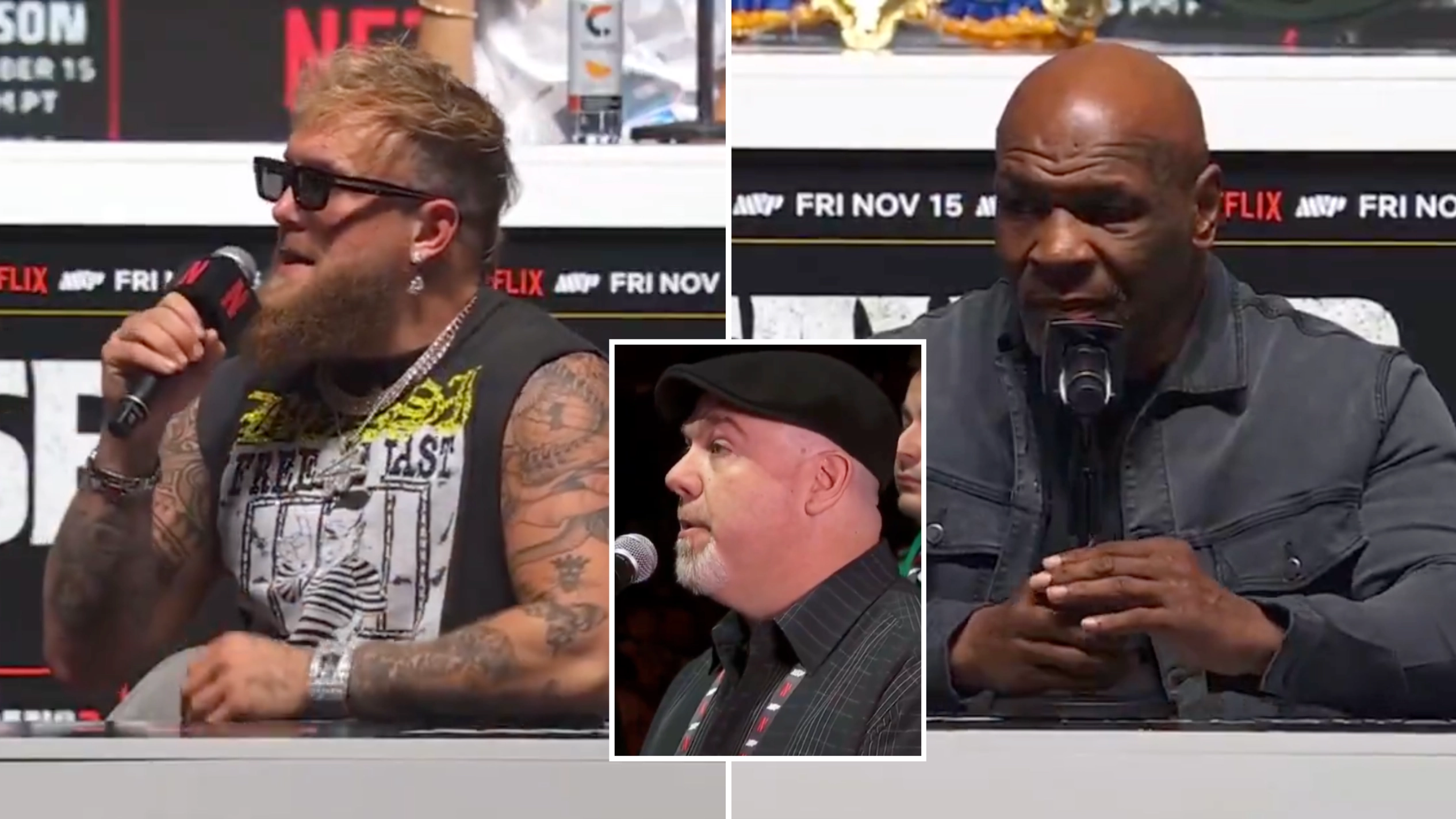 Jake Paul loses it with reporter after being asked unexpected question during Mike Tyson press conference