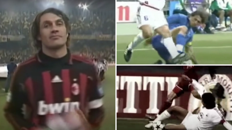 Compilation Of Paolo Maldini's Best Tackles Is A Masterclass In Defending