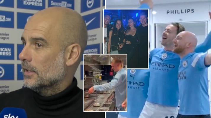 Manchester City players 'drank all the alcohol in Manchester' after title win, according to Pep Guardiola