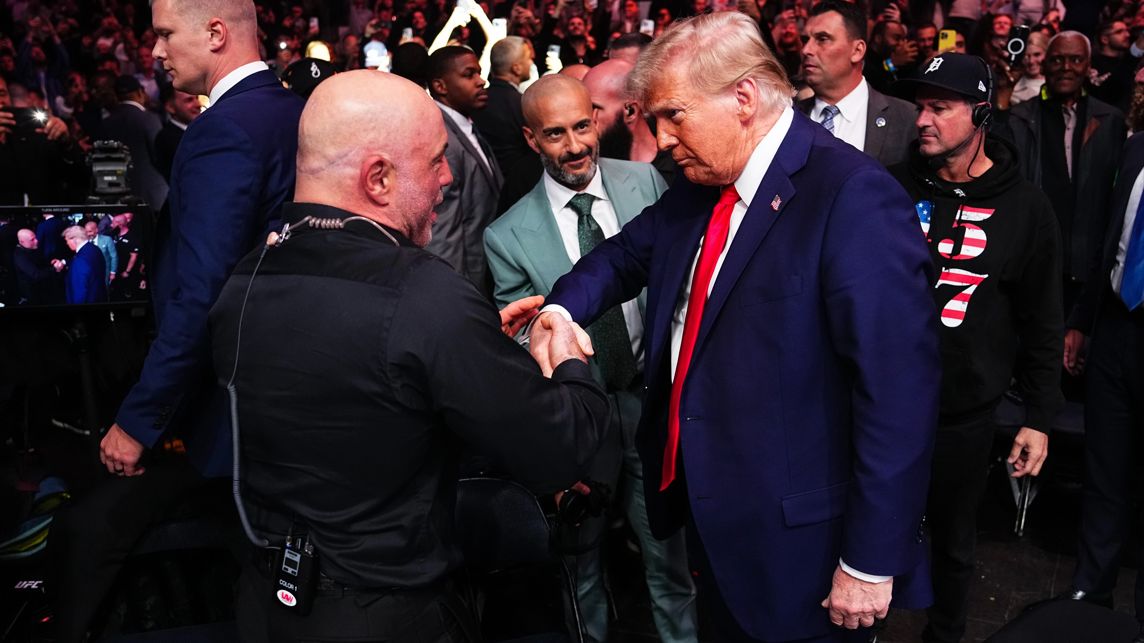 Joe Rogan Mocks Donald Trump for Leaking UFC White House Card Plans