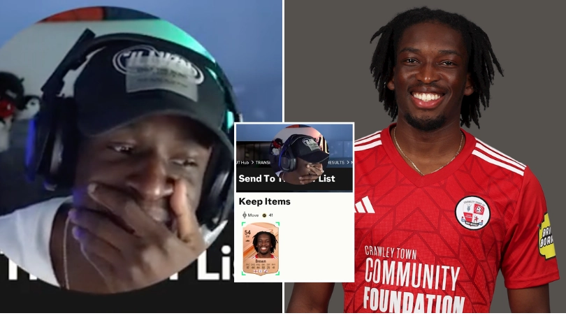 Sidemen YouTuber TBJZL gets emotional after buying his brother Jed in EA FC 24 Ultimate Team