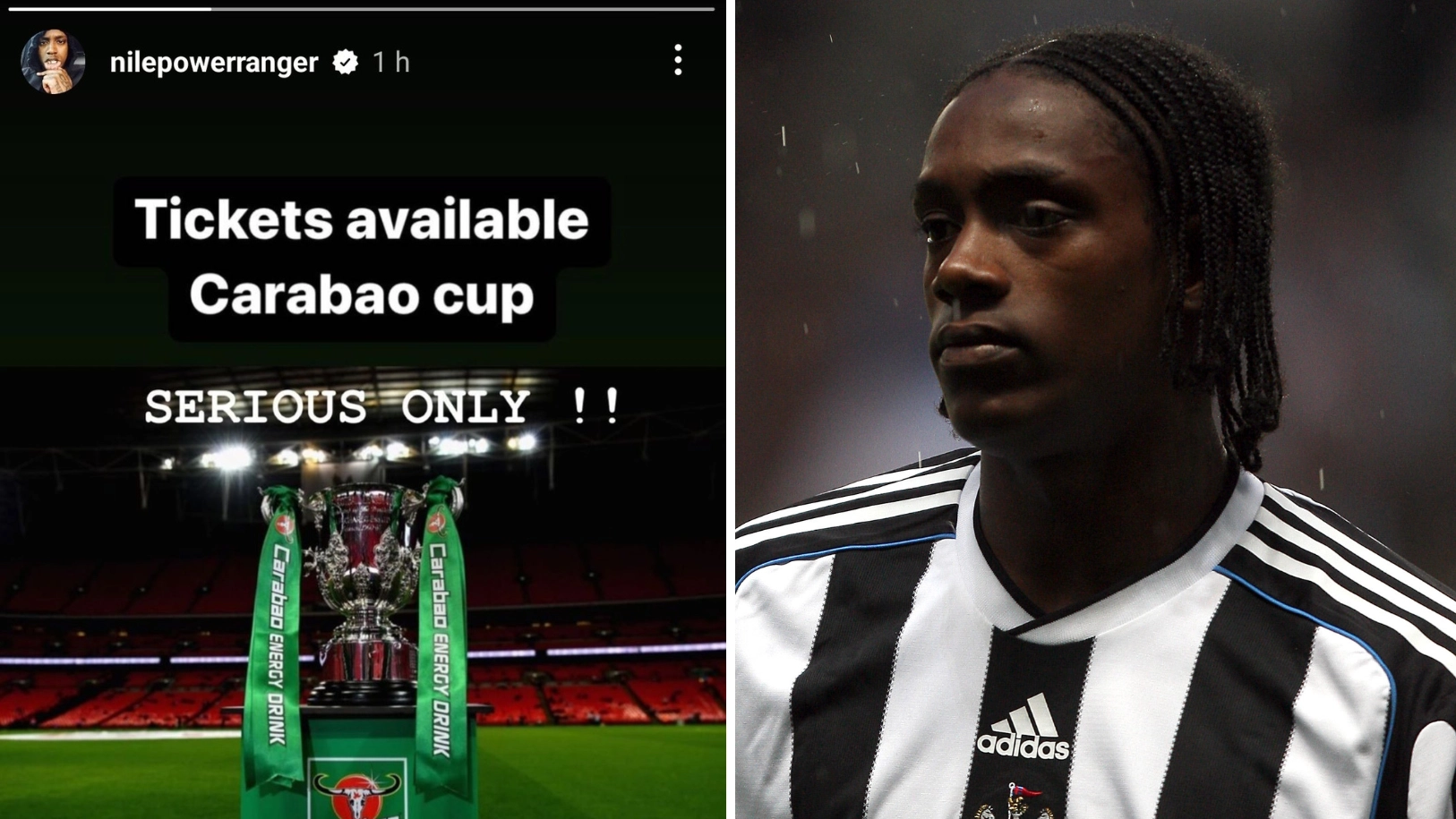 Former Newcastle star Nile Ranger has been reported over 'extorting' fans over 100 Carabao Cup final tickets