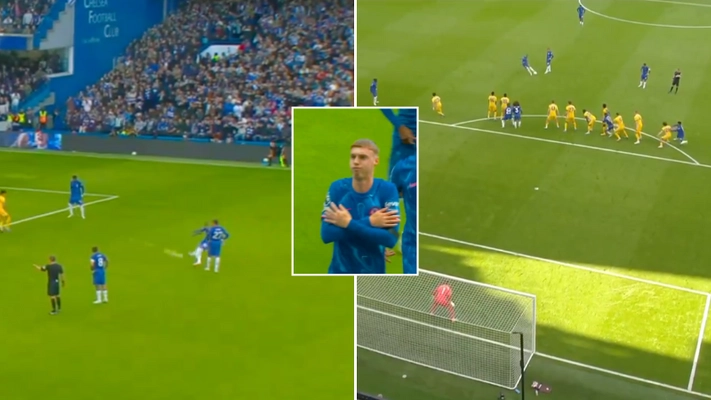Cole Palmer scores stunning free kick as Chelsea and Brighton produce craziest half of football this season
