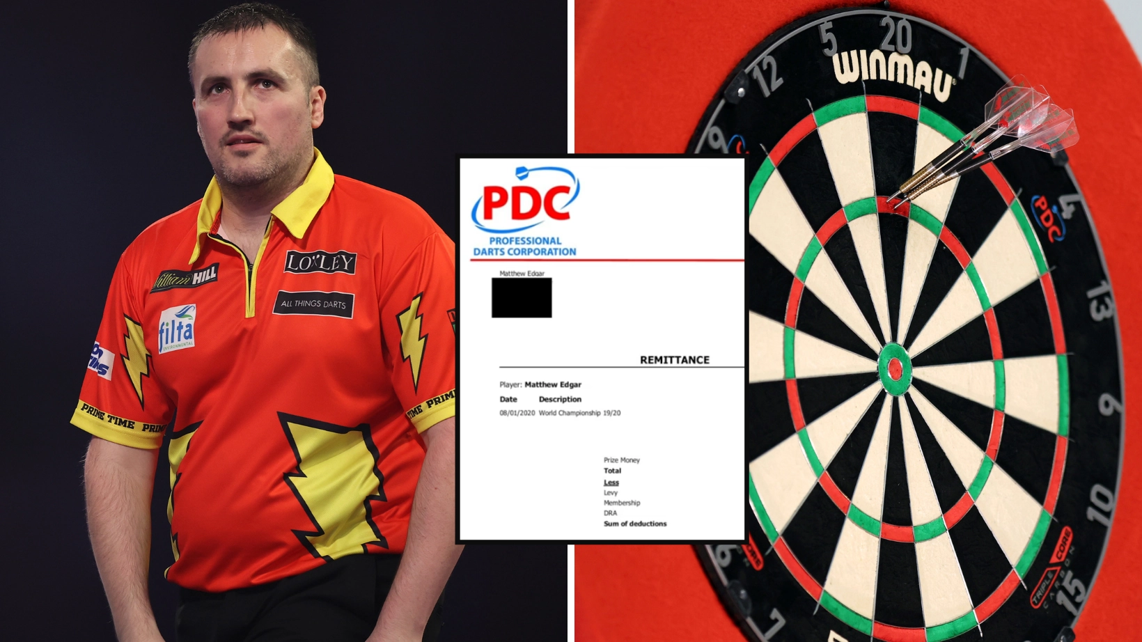 Darts star leaks PDC payslip showing how much players are paid for World Championship