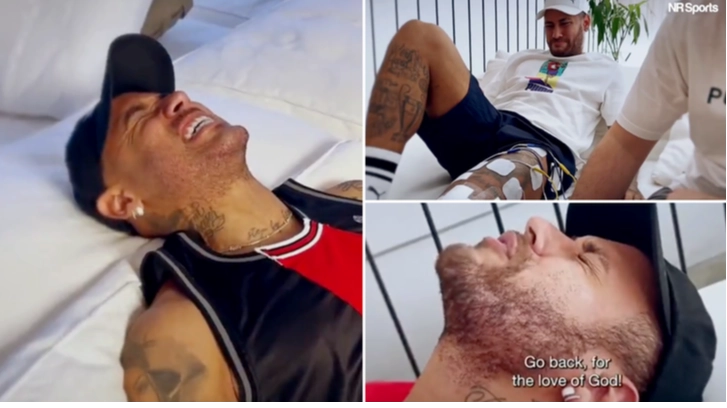 New footage of Neymar going through painful ACL rehabilitation goes viral