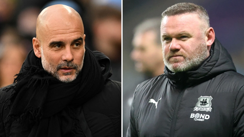 Wayne Rooney tipped to join Man City so he can 'learn from Pep Guardiola' after Plymouth disaster