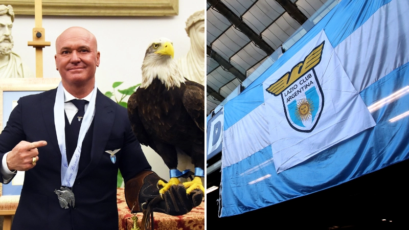 Lazio sack eagle mascot handler over social media penis posts after 'wonderful' implant surgery