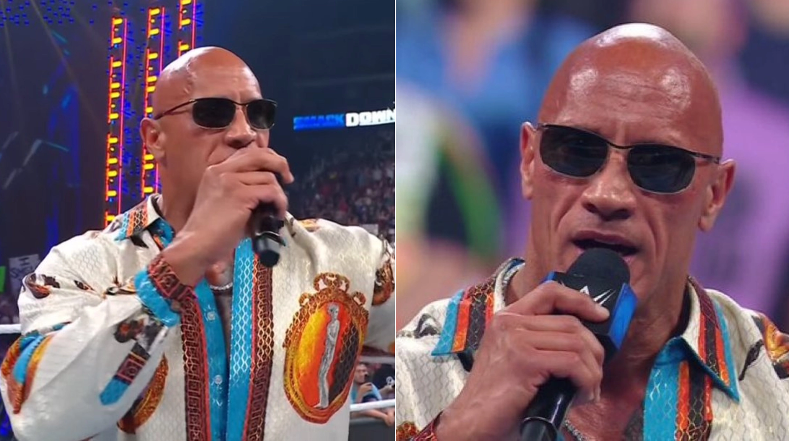 WWE forced to cut to black screen during SmackDown due to fan incident involving The Rock