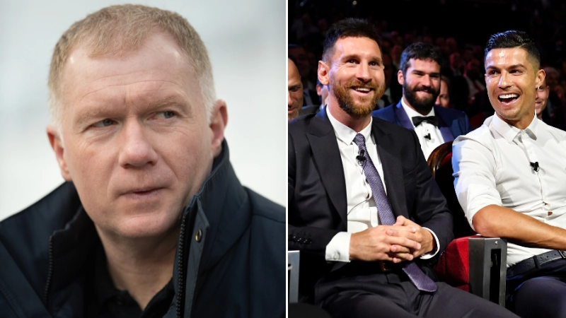 Paul Scholes didn't hesitate when choosing between Lionel Messi and former teammate Cristiano Ronaldo in GOAT debate