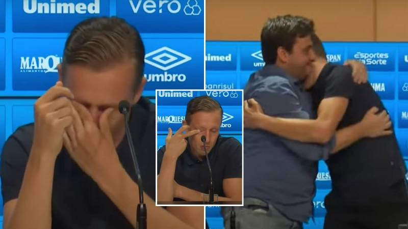 Lucas Leiva announces retirement from football due to heart condition in emotional press conference