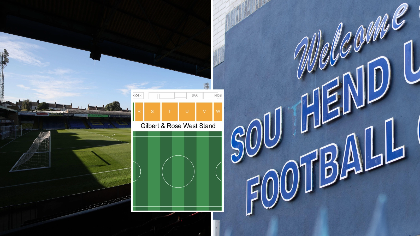 Southend Rename One Of Their Stands To Gilbert & Rose West Stand