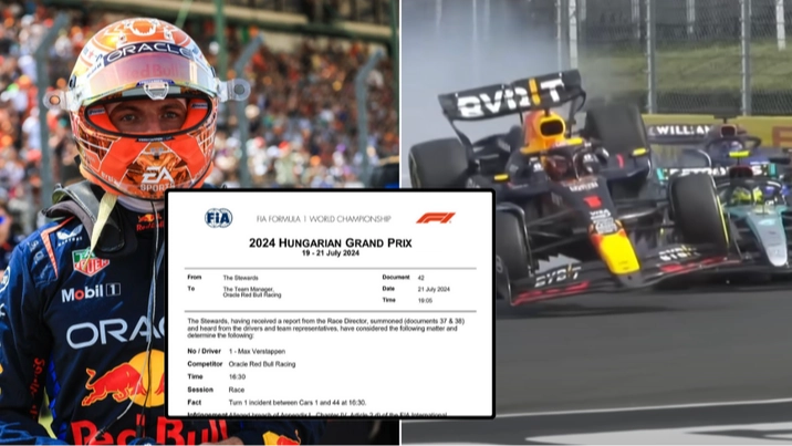 Stewards make final decision on Max Verstappen and Lewis Hamilton collision as full reasoning announced
