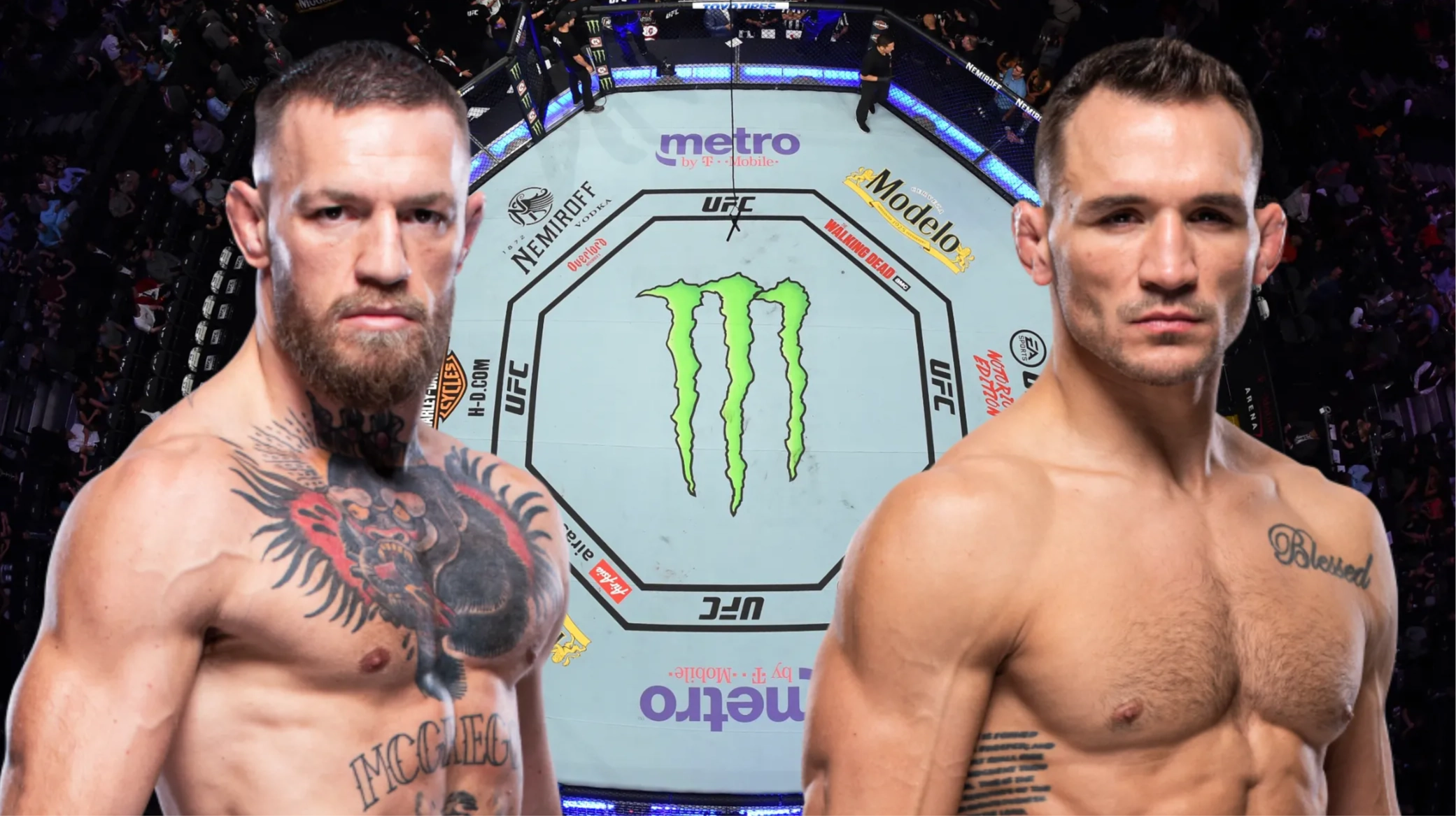 The date of Conor McGregor's UFC return against Michael Chandler has been set