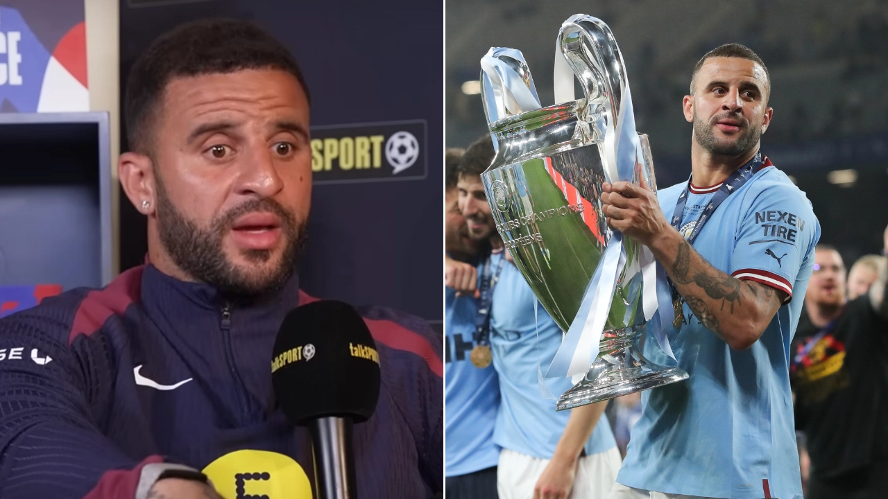 Kyle Walker leaves reporter stunned after revealing which trophies he'd trade away to win Euro 2024
