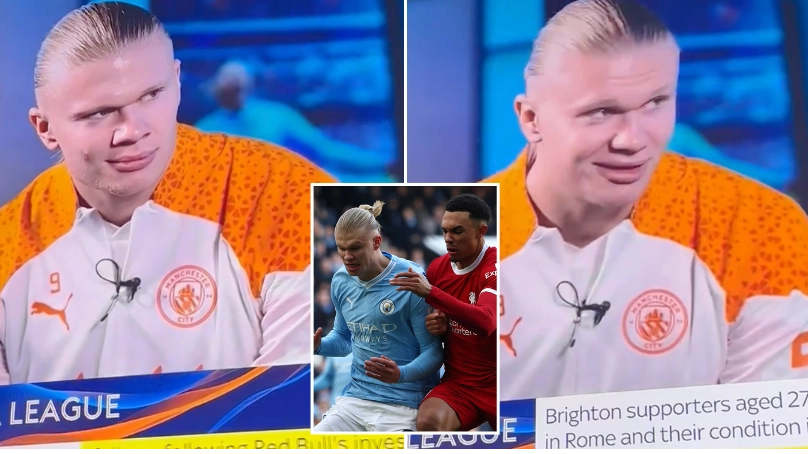 Erling Haaland fires brutal dig at Trent Alexander-Arnold in trophy row ahead of Liverpool vs Man City