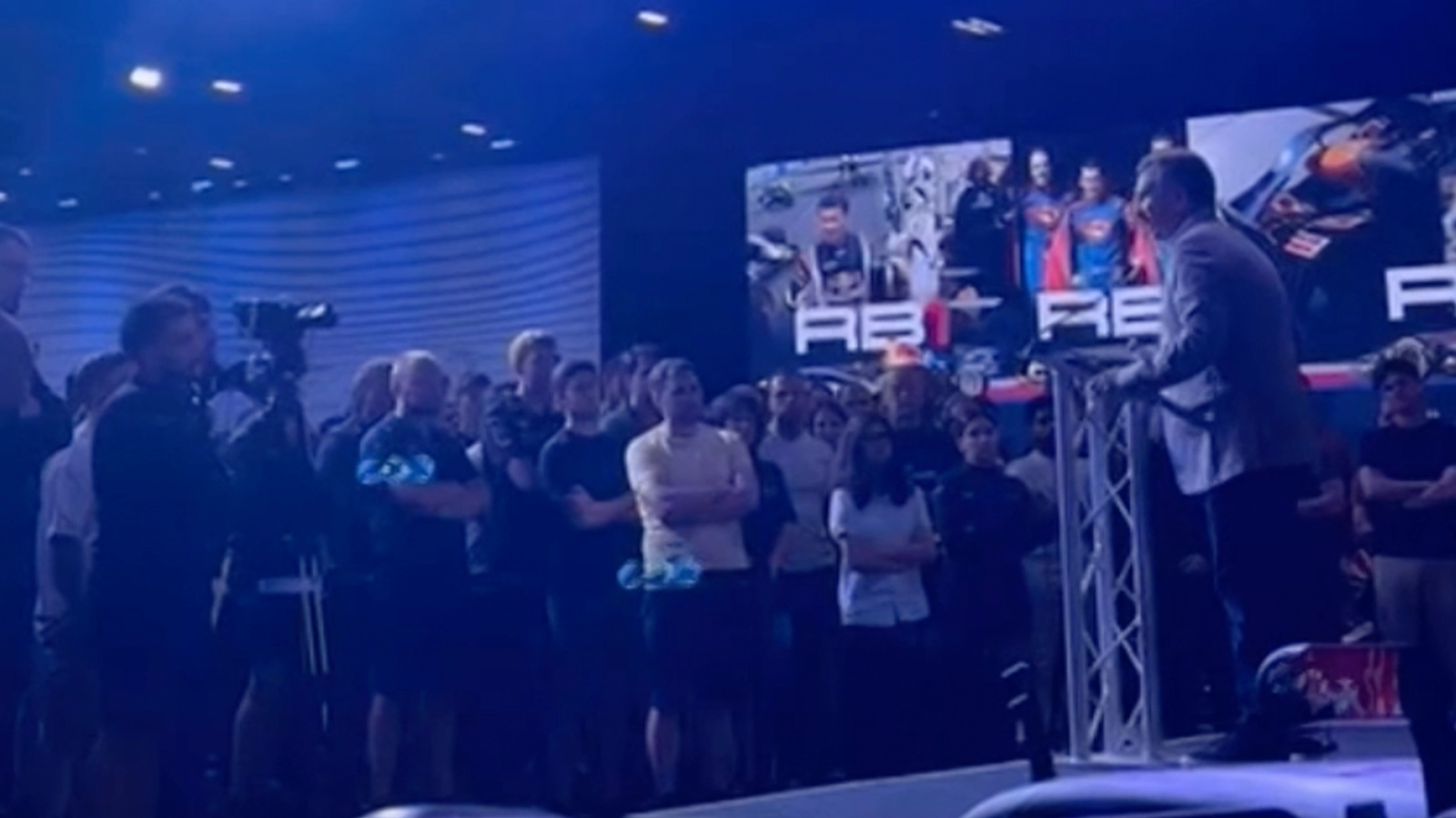 Footage of Christian Horner's farewell speech emerges as former Red Bull principal left in tears after sacking