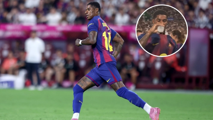 Full compliation of Marcus Rashford's Barcelona debut emerges and it speaks volumes