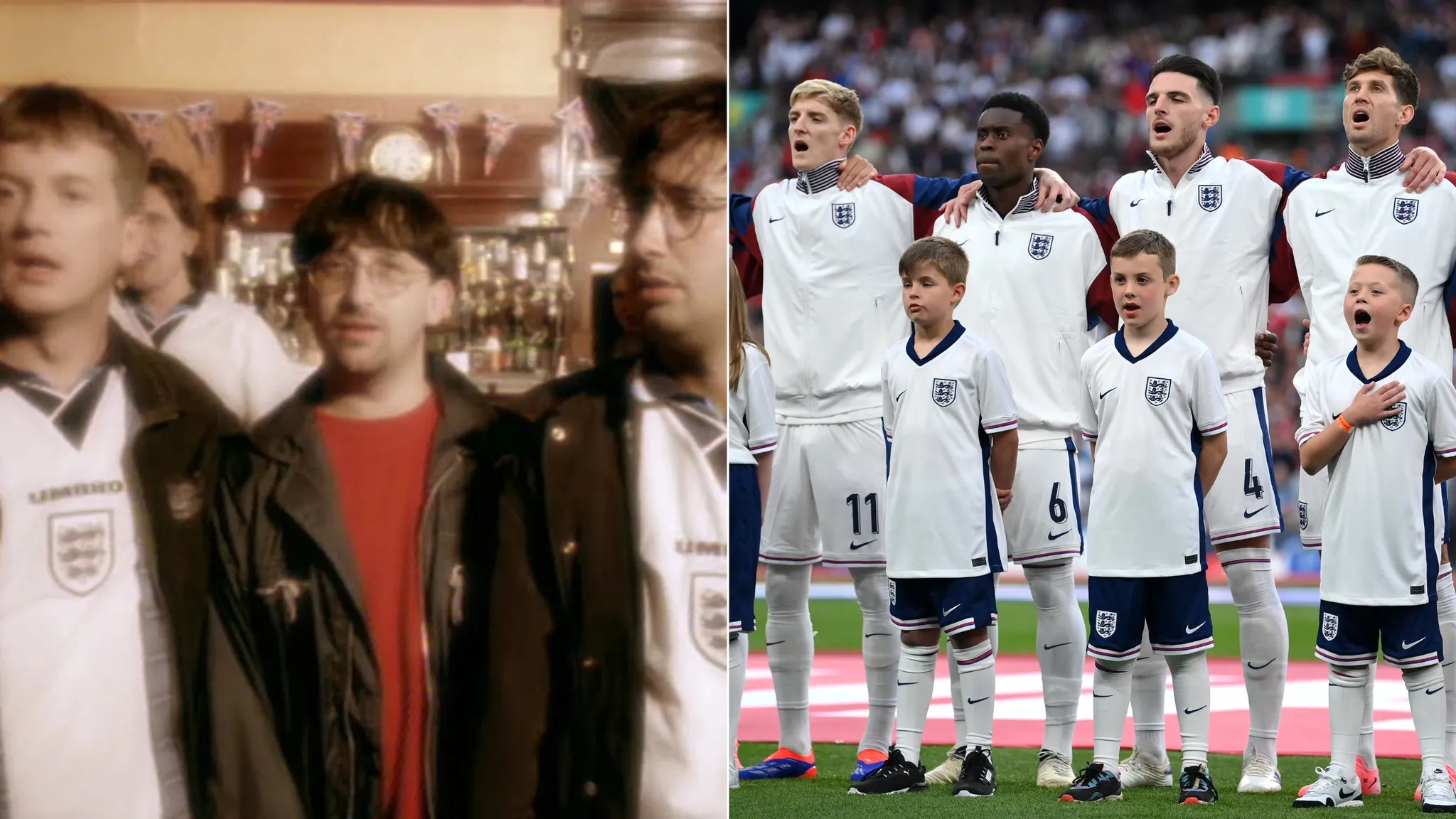 England fans are only just realising they've been signing the wrong 'Three Lions' lyrics for years