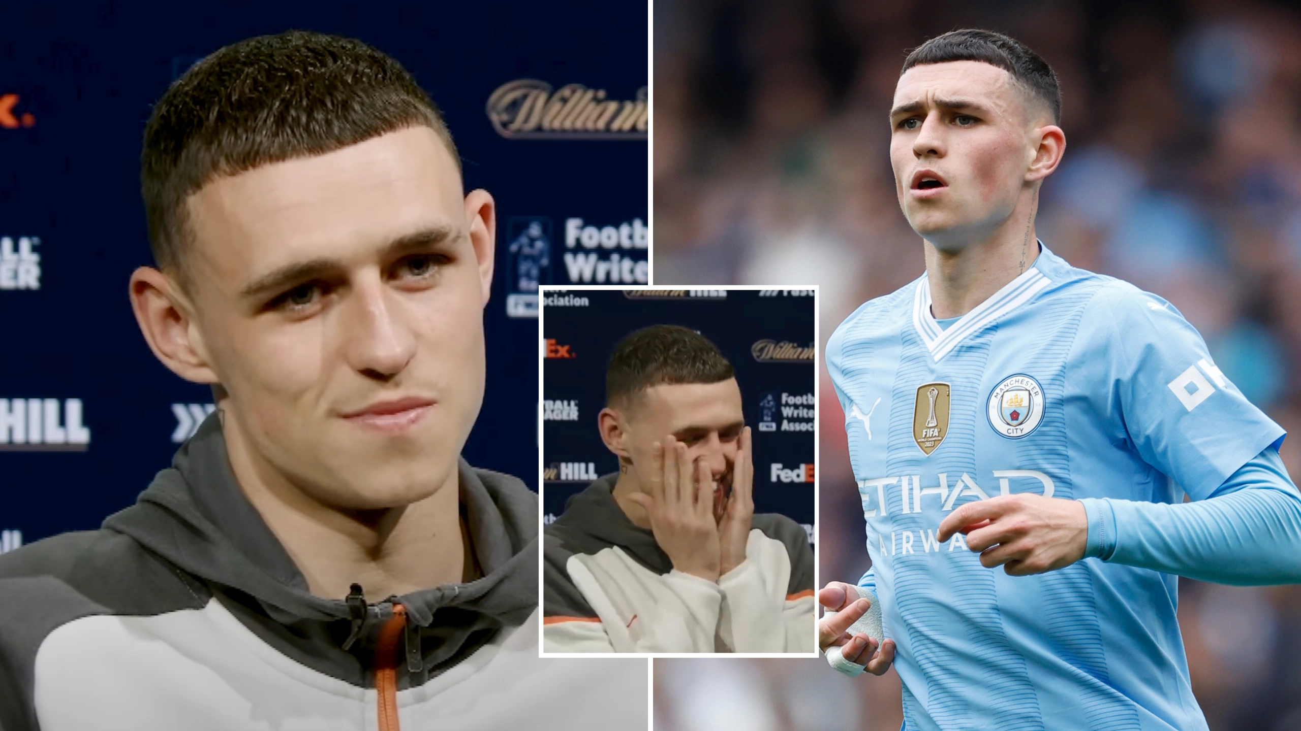 Phil Foden didn't hesitate when naming the best player he's come up against this season