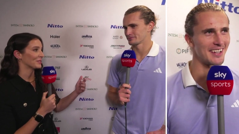 Alex Zverev tells Laura Robson interview with her is the 'most awkward' he's ever had as viewers left cringing