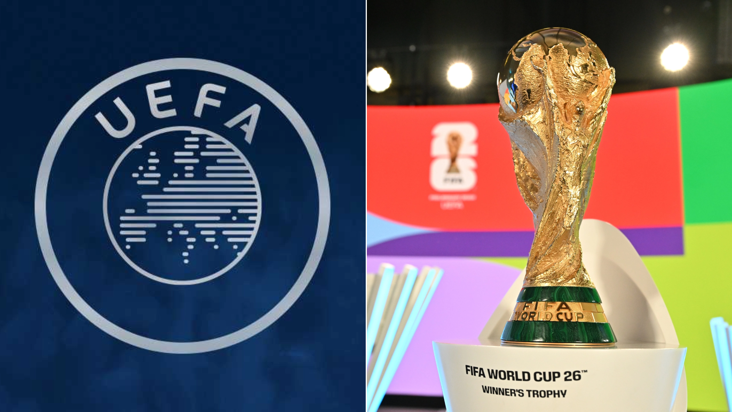 FIFA and UEFA ban six international matches from taking place ahead of World Cup qualifying draw