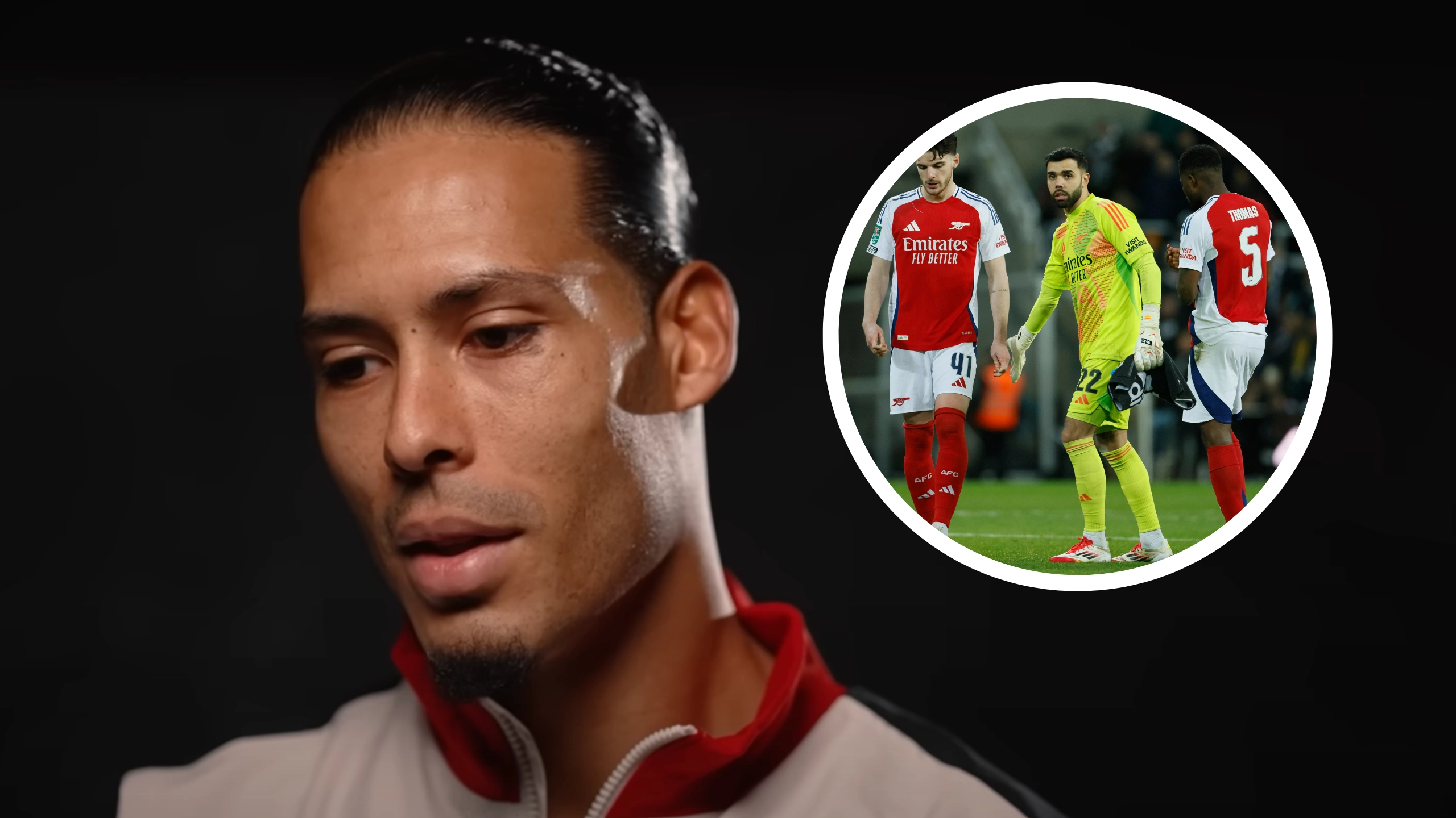 Virgil van Dijk appears to aim brutal dig at Arsenal less than 24 hours after Newcastle embarrassment
