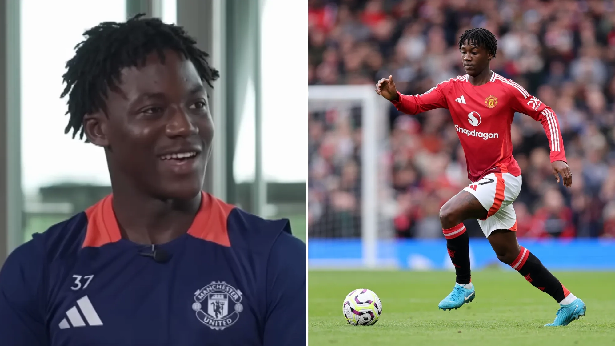 Kobbie Mainoo names the four legendary players he models his game on including Manchester City icon