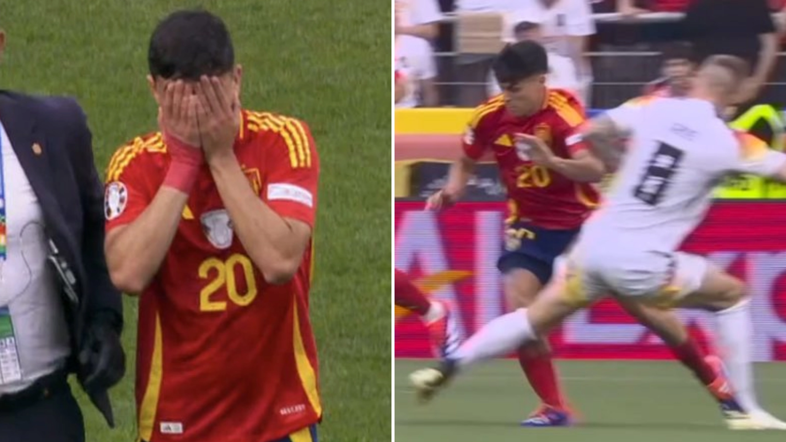Huge update on Pedri's condition following Toni Kroos tackle during Spain vs Germany at Euro 2024