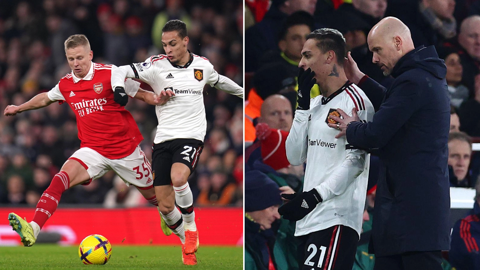 'No substance' Antony branded a 'YouTube footballer' after his performance against Arsenal