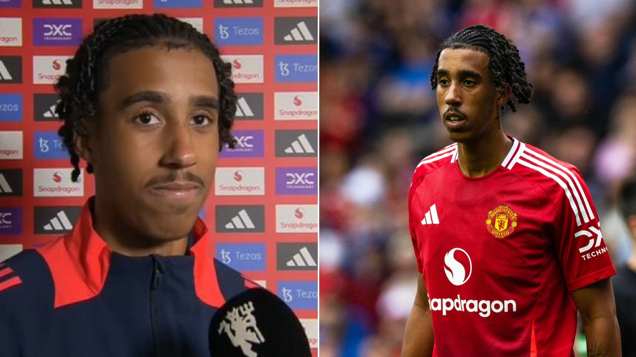Leny Yoro sends message to Manchester United fans after impressive debut against Rangers
