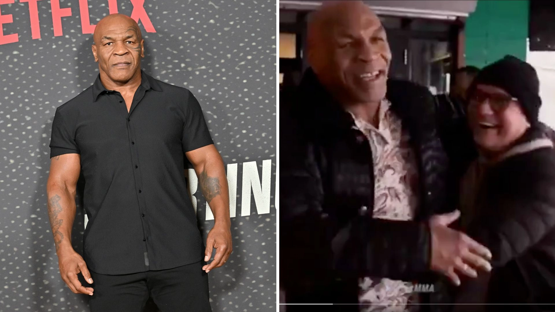 Mike Tyson's reaction to being confronted by man 'he robbed' sums him up ahead of Jake Paul fight