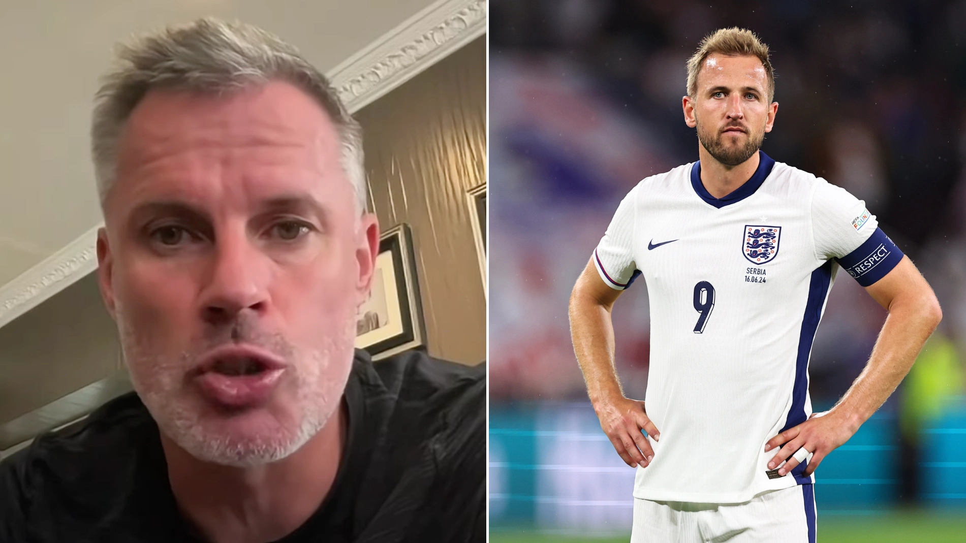 Jamie Carragher reveals his main 'worry' for England as they beat Serbia in Euro 2024 opener 