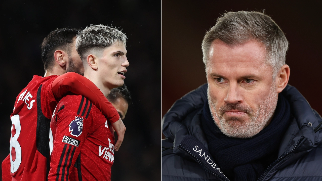 Alejandro Garnacho's brother trolls Liverpool and Jamie Carragher with X-rated comment