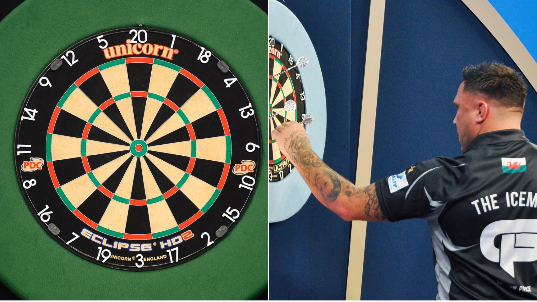 The reason why the numbers on a dartboard are arranged in that particular order