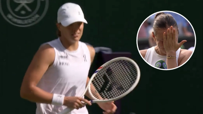 What Amanda Anisimova did to Iga Swiatek after heartbreaking Wimbledon final defeat speaks volumes