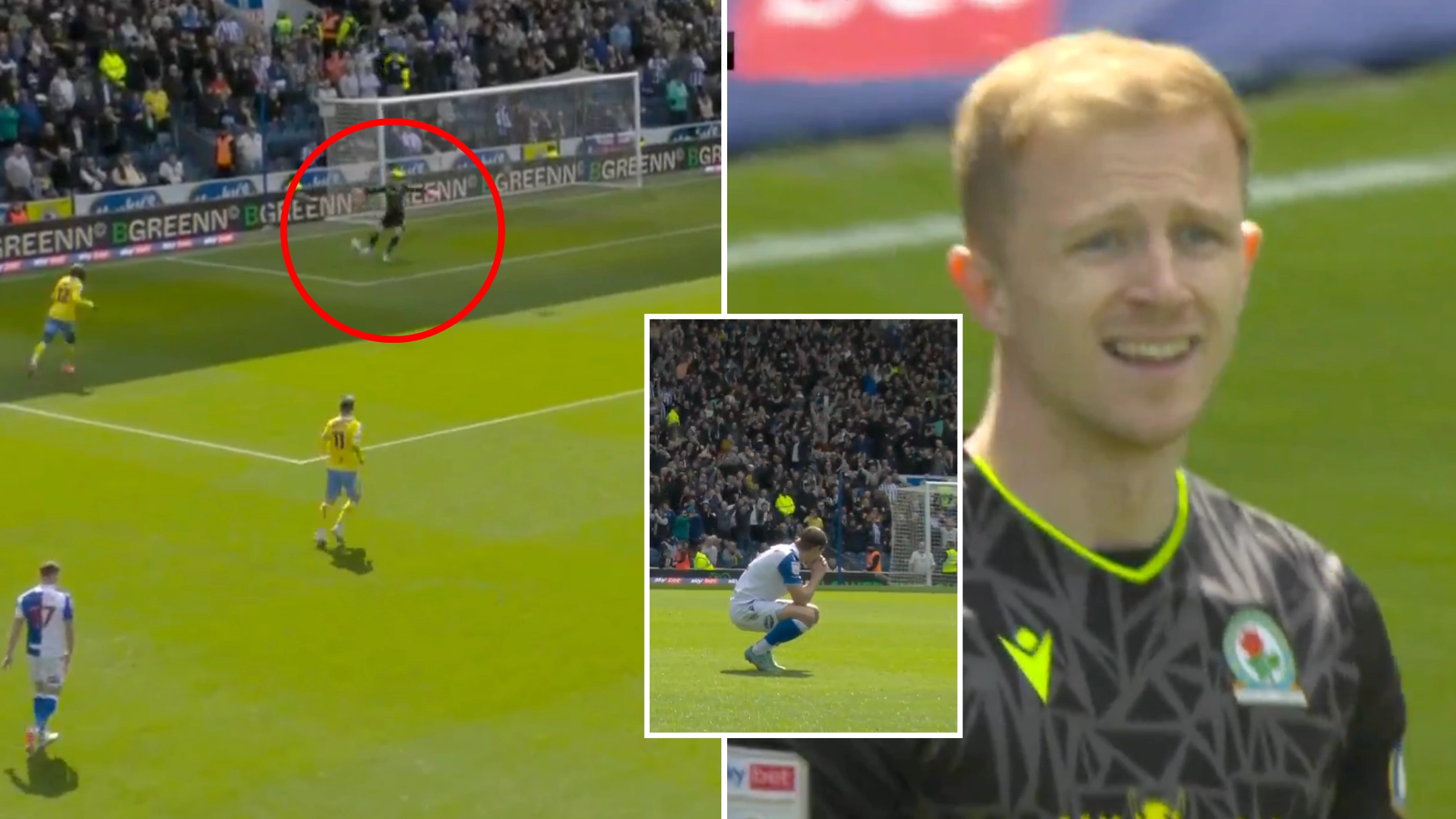 Blackburn Rovers goalkeeper scores most comical own goal of the season