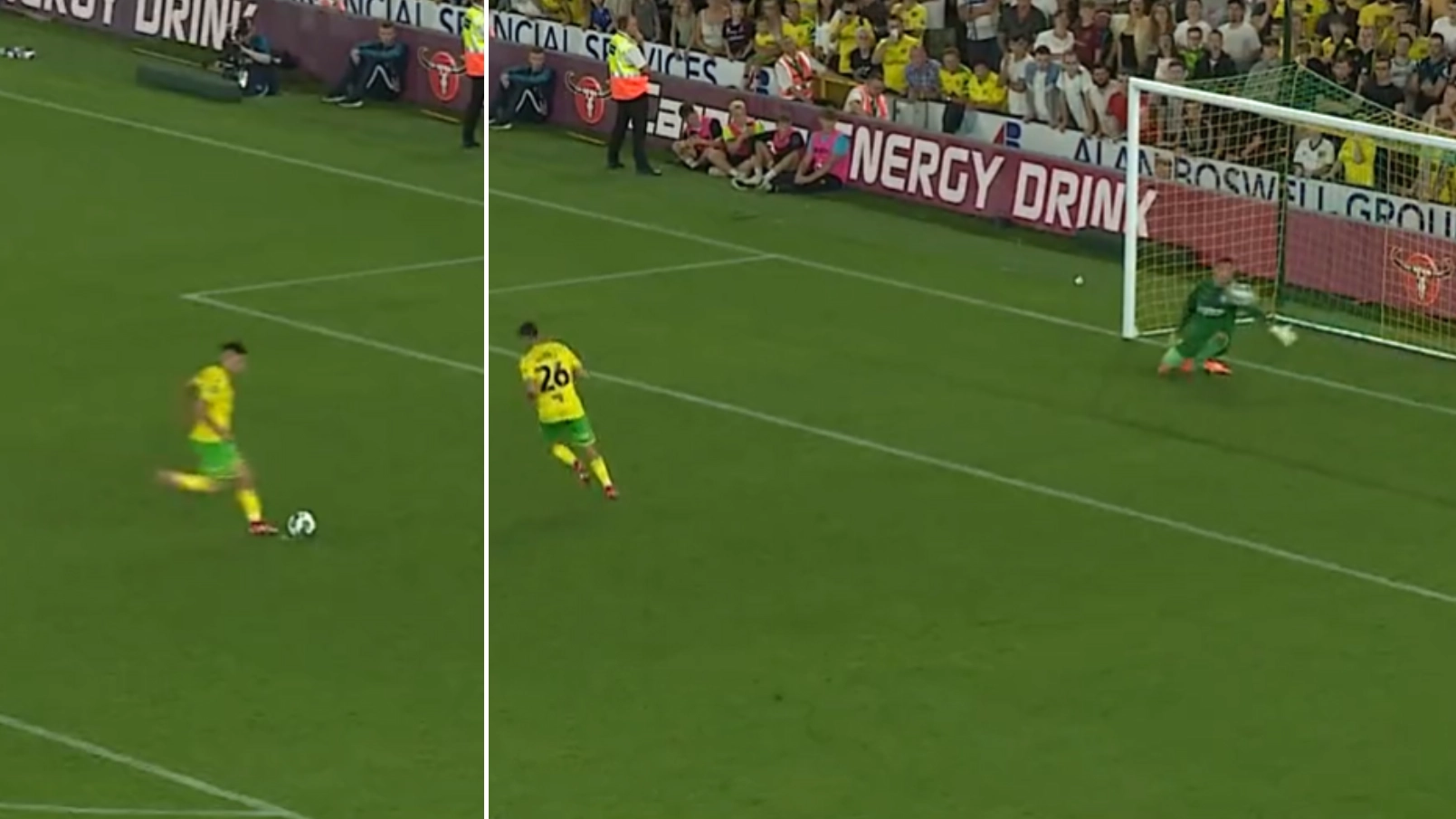 Marcelino Nunez scores one of the coldest penalties you'll ever see, didn't even watch it go in