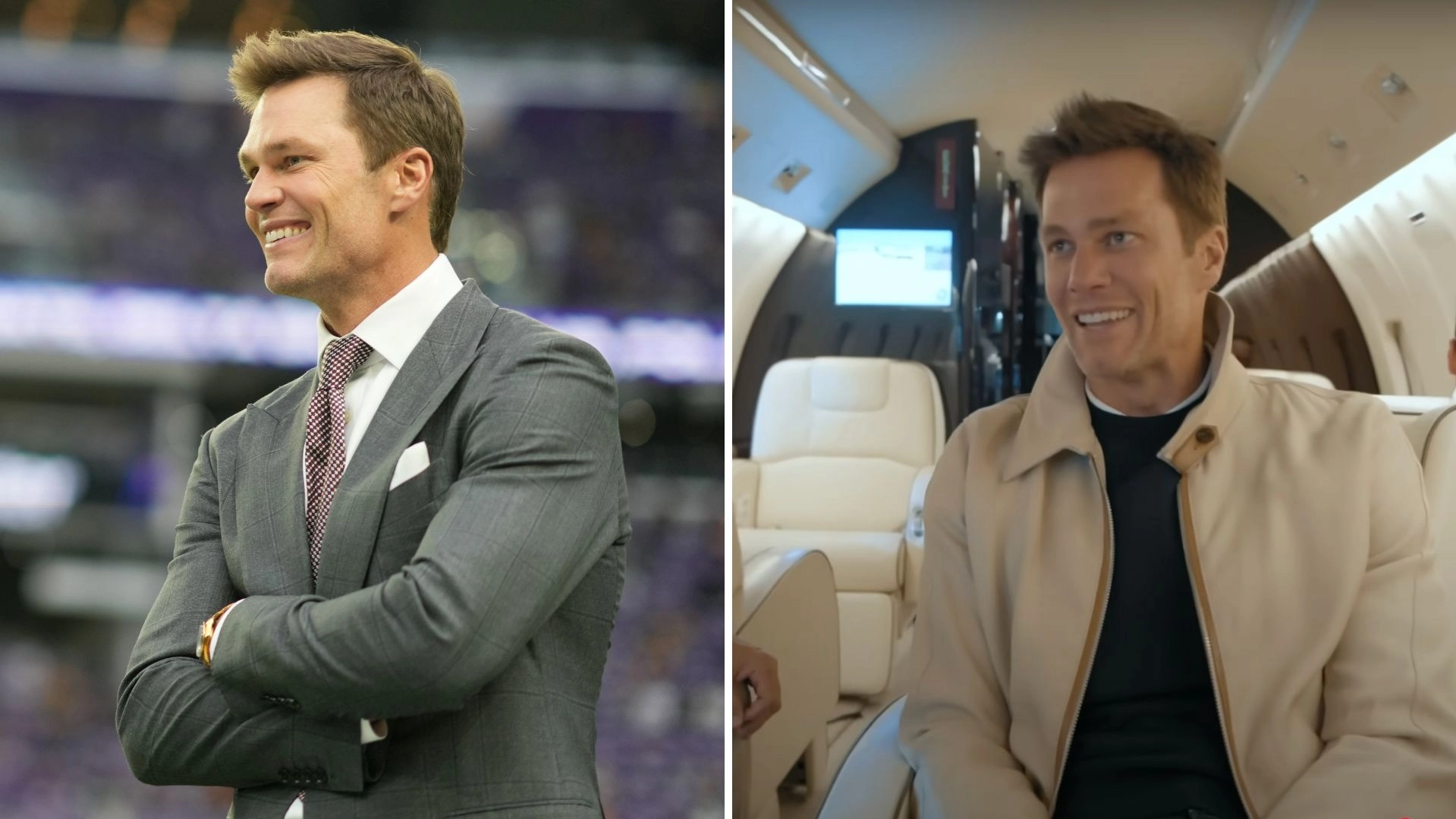 Footage of Tom Brady's $20m private jet used for NFL duties emerges and the maintenance bill for it is insane