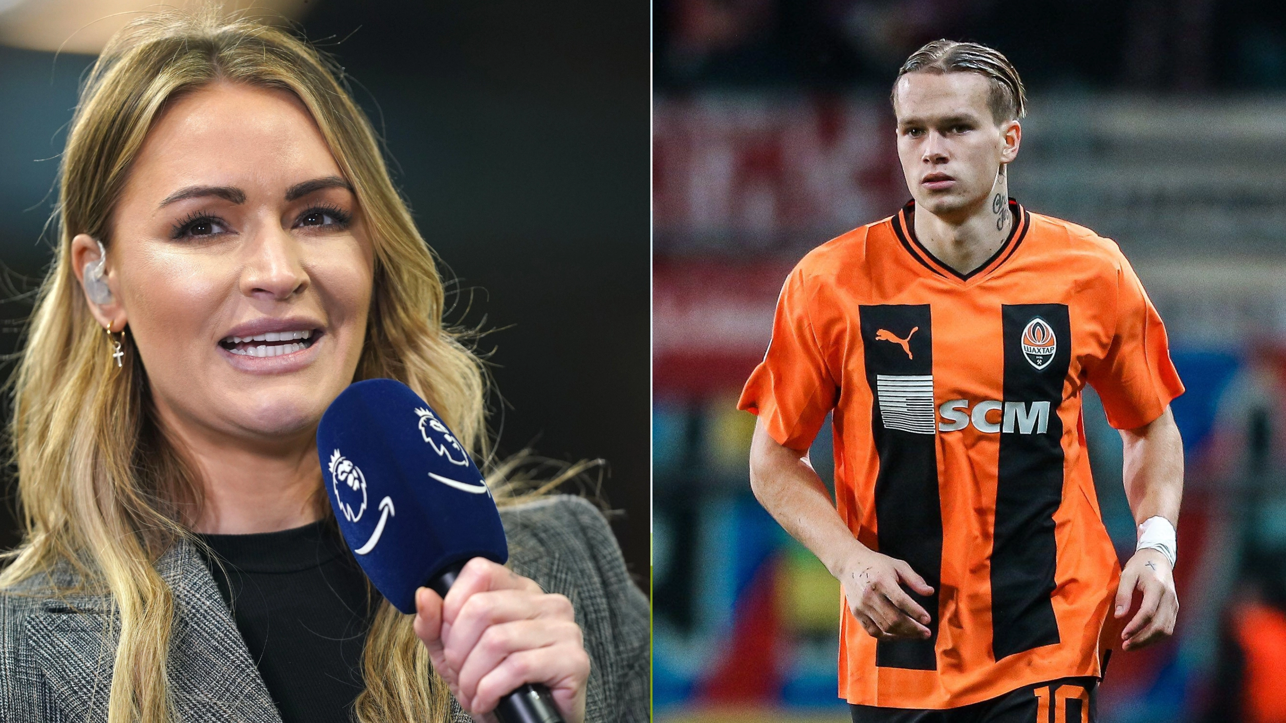 Laura Woods perfectly claps back at Chelsea fan who tried to mock her over Mykhaylo Mudryk