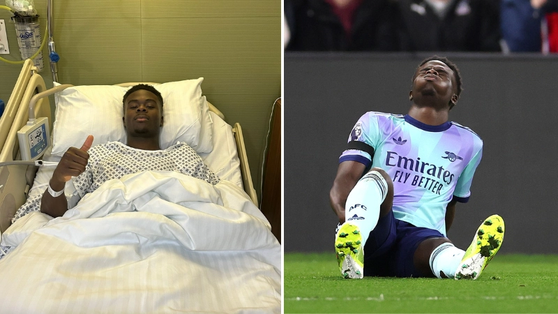 Bukayo Saka breaks his silence on Arsenal injury nightmare with message to fans