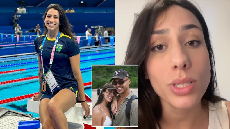Swimmer sent home from Olympics after breaking rules with boyfriend says she's suffered 'irreparable damage'