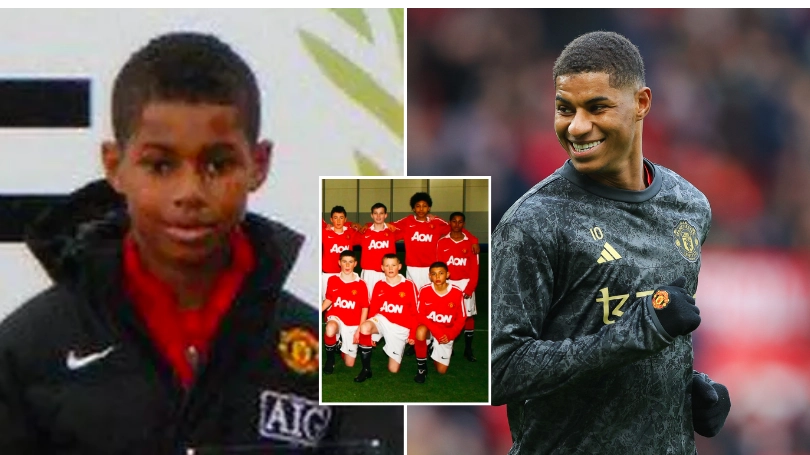 Marcus Rashford didn't have picture with Man Utd legend because he said they'd be teammates one day